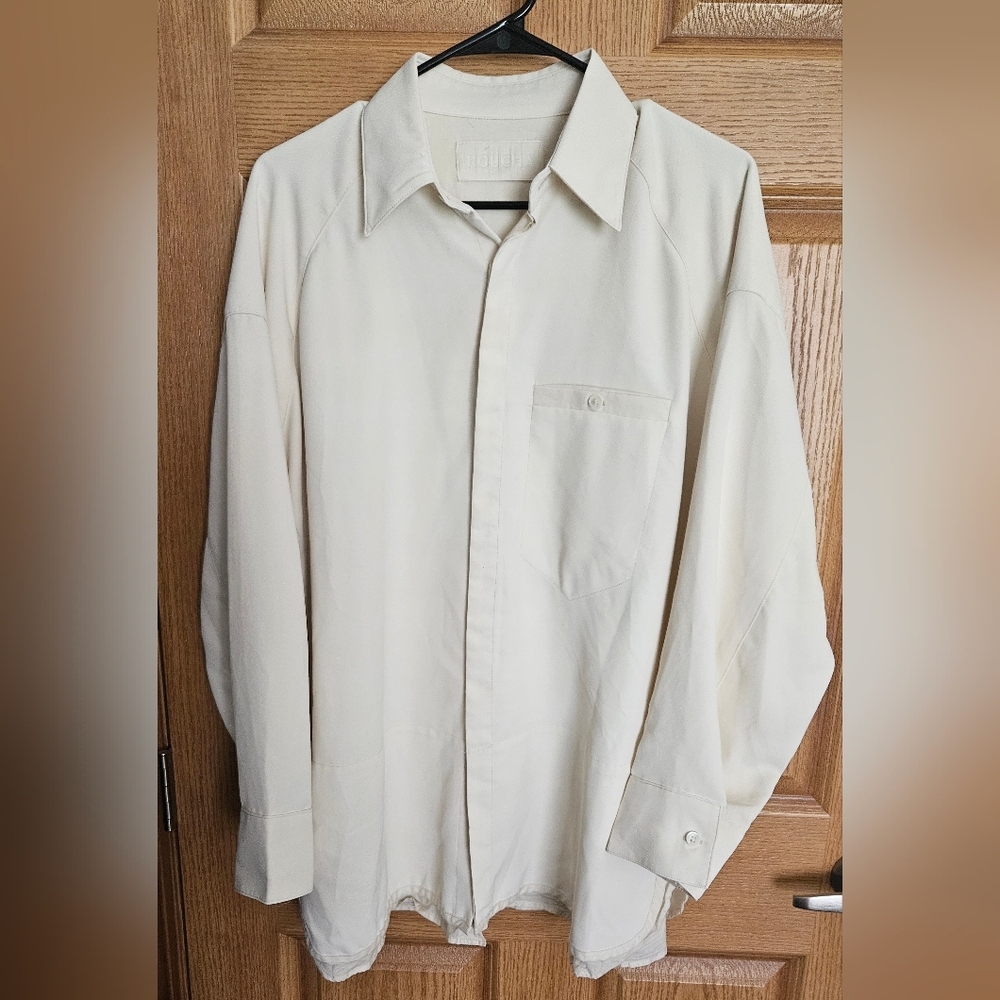 Women's Cream Button Down Shirt